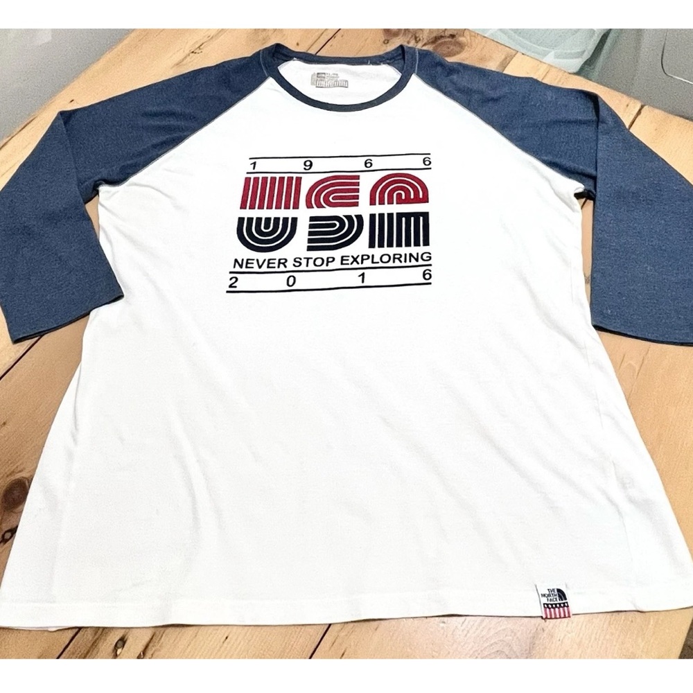 THE NORTH FACE USA Raglan 3/4-Sleeve Baseball T-Shirt - classic fit